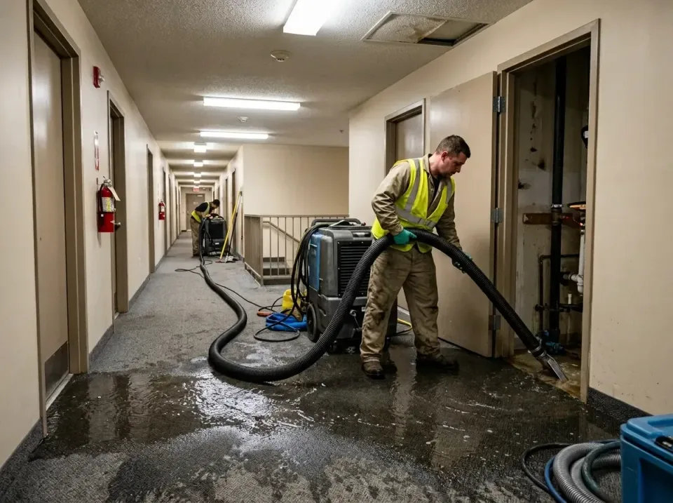 multi-unit-apartment-hallway-f-005 — frequently asked questions, Emergency Burst Pipe Water Extraction & Removal in Watchung…